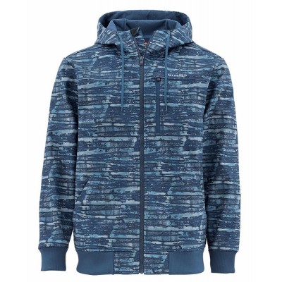 Куртка Simms Rogue Fleece Hoody M ц:water print сутінки