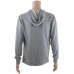 Реглан Savage Long sleeve hooded T-Shirt 2XL с капюшоном ц:серый