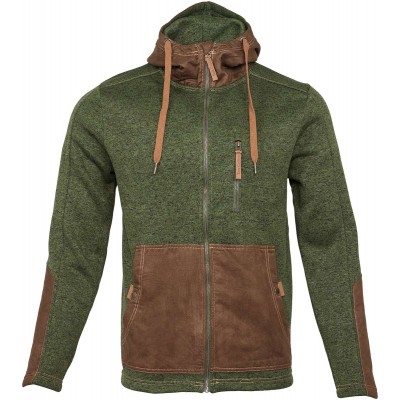 Куртка Orbis Textil Herrenjacke Strick-Fleece 418001-56. M. Зелений