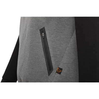 Реглан Savage Gear Tec-Foam Hoodie L ц:dark grey melange