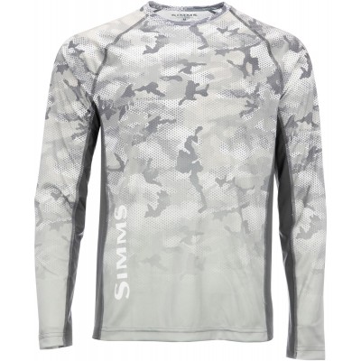 Реглан Simms Challenger Solar Tech Jersey XXL ц:hex flo camo steel