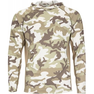 Реглан Simms SolarFlex Hoody. S. Woodland camo sandbar