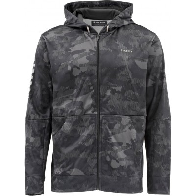 Кофта Simms Challenger Hoody - Full Zip L ц:hex flo camo carbon