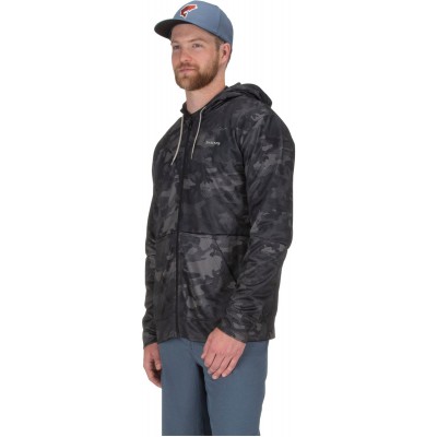 Кофта Simms Challenger Hoody - Full Zip L ц:hex flo camo carbon