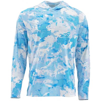 Реглан Simms SolarFlex Hoody Print S ц:cloud camo blue