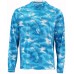 Реглан Simms SolarFlex Hoody Print XXL ц:hex camo sky blue