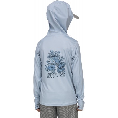 Реглан Simms Kid’s Solar Tech Hoody M ц:steel blue