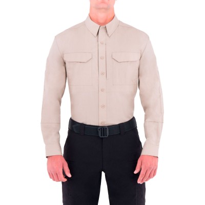 Рубашка First Tactical 65% polyester/35% cotton. Размер - 2XL. Цвет - хаки