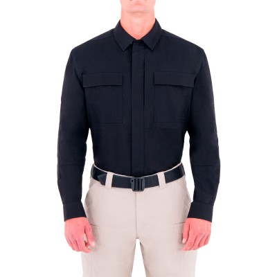 Рубашка First Tactical BDU 51% polyester/49% cotton. Размер - 2XL. Цвет - черный