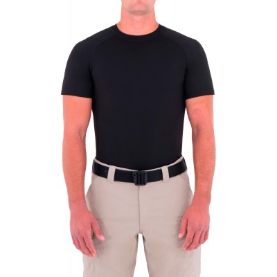 Теніска поло First Tactical Performance Short Sleeve T-Shirt. L. Black