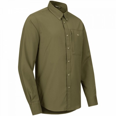 Рубашка Blaser Active Outfits AirFlow. 2XL. Dark Olive