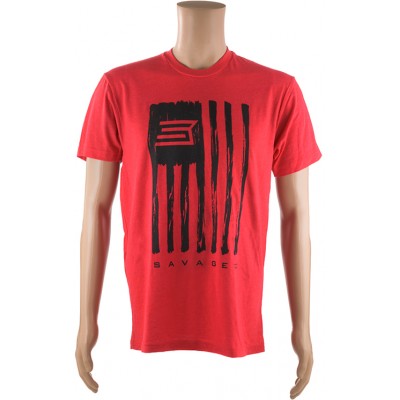 Футболка Savage Short sleeve T-Shirt/Savage Flag XL к:червоний