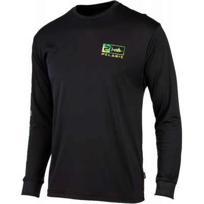 Реглан Pelagic Aquatek Icon Long Sleeve Performance Shirt L к:black