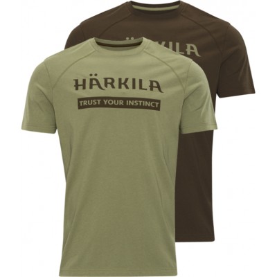 Футболка Harkila Harkila logo. 4XL. Зеленый