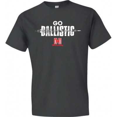 Футболка Hornady Go Ballistic. 2XL. Dark Grey