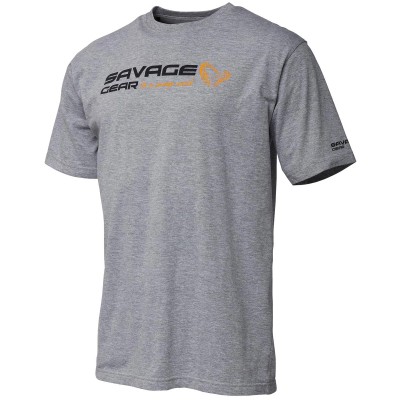 Футболка Savage Gear Signature Logo T-Shirt M к:grey melange