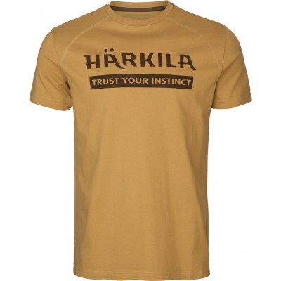 Комплект футболок Harkila Logo. 4XL. Antique sand/Dark olive