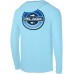 Реглан Pelagic Aquatek Built Fade Hoodie Fishing Shirt L к:light blue