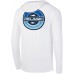 Реглан Pelagic Aquatek Built Fade Hoodie Fishing Shirt L к:white