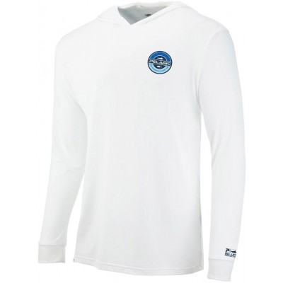 Реглан Pelagic Aquatek Built Fade Hoodie Fishing Shirt XL ц:white