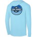 Реглан Pelagic Aquatek Built Fade Hoodie Fishing Shirt M к:light blue
