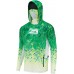 Реглан Pelagic Exo-Tech Hooded Fishing Shirt XXXL ц:green dorado hex
