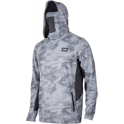 Реглан Pelagic Exo-Tech Hooded Fishing Shirt XL к:light grey