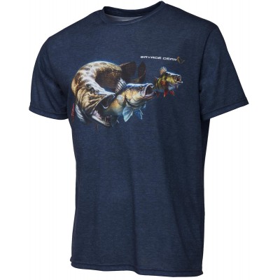 Футболка Savage Gear Cannibal T-Shirt L ц:blue