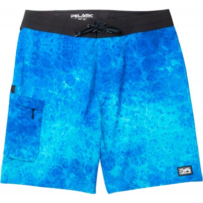 Шорты Pelagic Blue Water Fishing Shorts 30 ц:blue dorado hex