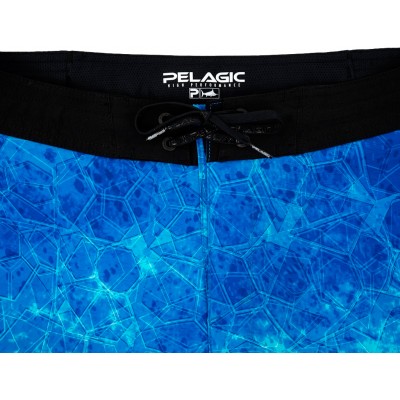 Шорты Pelagic Blue Water Fishing Shorts 32 ц:blue dorado hex