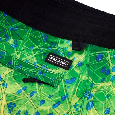 Шорти Pelagic Blue Water Fishing Shorts 36 к:green dorado hex