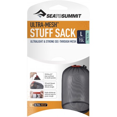 Чехол для одежды Sea To Summit Ultra-Mesh Stuff Sack L ц:lime