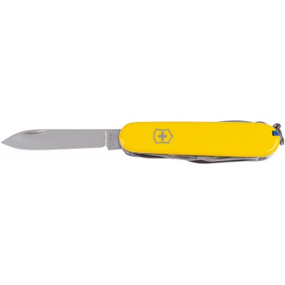 Нож VICTORINOX 1.3703.8.2 Climber Ukraine ц:желтый/синий