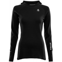 Реглан Aclima WarmWool 200 Hood Sweater Women Jet M Black