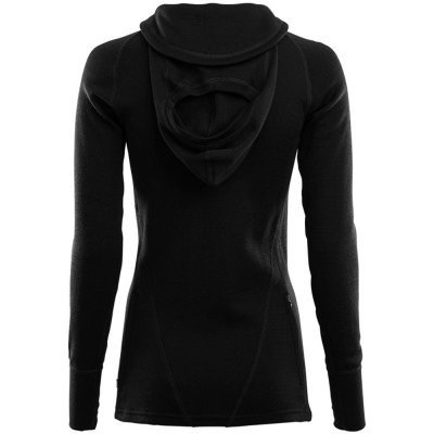 Реглан Aclima WarmWool 200 Hood Sweater Women Jet XS Black