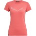 Футболка Salewa Solidlogo Dri-Release T-Shirt Women. 44/38. Pink