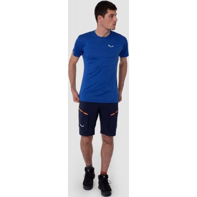 Футболка Salewa Puez Melange Dry T-Shirt Men. XXL. Blue