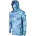 Реглан Pelagic Exo-Tech Hooded Fishing Shirt XL к:blue