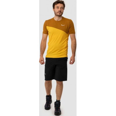 Футболка Salewa Puez Sporty Dry T-Shirt Men. 50/L. Yellow