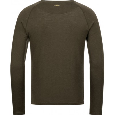 Термосветр Blaser Active Outfits Merino Base Layer Roundneck Jonar L Dark Brown