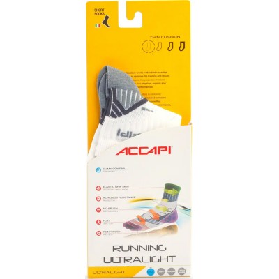 Носки Accapi Running UltraLight 39/41 White-silver