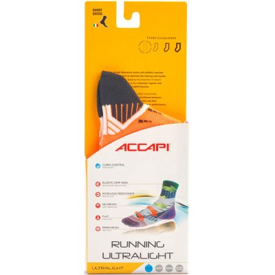 Шкарпетки Accapi Running UltraLight. 42/44. Orange fluo