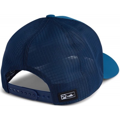 Кепка Pelagic Echo Gyotaku Performance Trucker к:smokey blue