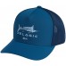 Кепка Pelagic Echo Gyotaku Performance Trucker к:smokey blue