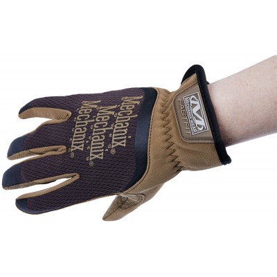 Перчатки Defcon 5 Mechanix Fast Fit Tactical. M. Coyote brown/black