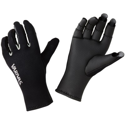Рукавиці Varivas Chloroprene Glove 3 VAG-19 LL Black x Gray