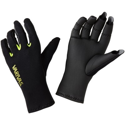 Перчатки Varivas Chloroprene Glove 3 VAG-19 LL Black x Lime