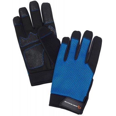 Перчатки Savage Gear Aqua Mesh Glove L ц:sea blue