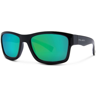 Окуляри Pelagic Ballyhoo - Polarized Mineral Glass к:black/light green