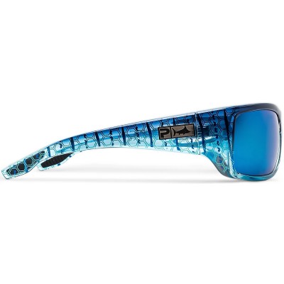 Очки Pelagic Fish Hook - Polarized Mineral Glass ц:blue helix / green